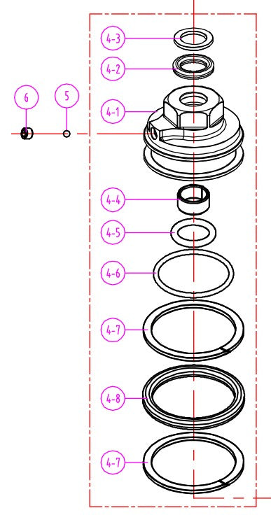 RBA101 | SUPPORT SET ASSSY / SEALHEAD UNAIR