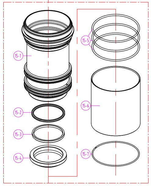 RBA308-51 | AIR CAN / CORPS D'AIR POUR RS21 EDGE PLUS 190/200 51
