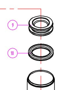 REE066 | PISTON FLOTTANT IFP POUR UNAIR/DUAIR/EDGE/EDGE PLUS
