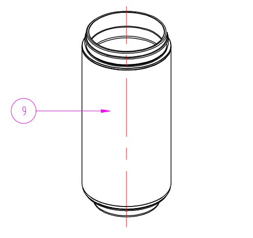 RBA562-75-10 | AIR CAN / CORPS D'AIR POUR RS24 TRIAIR 225/250 70/75