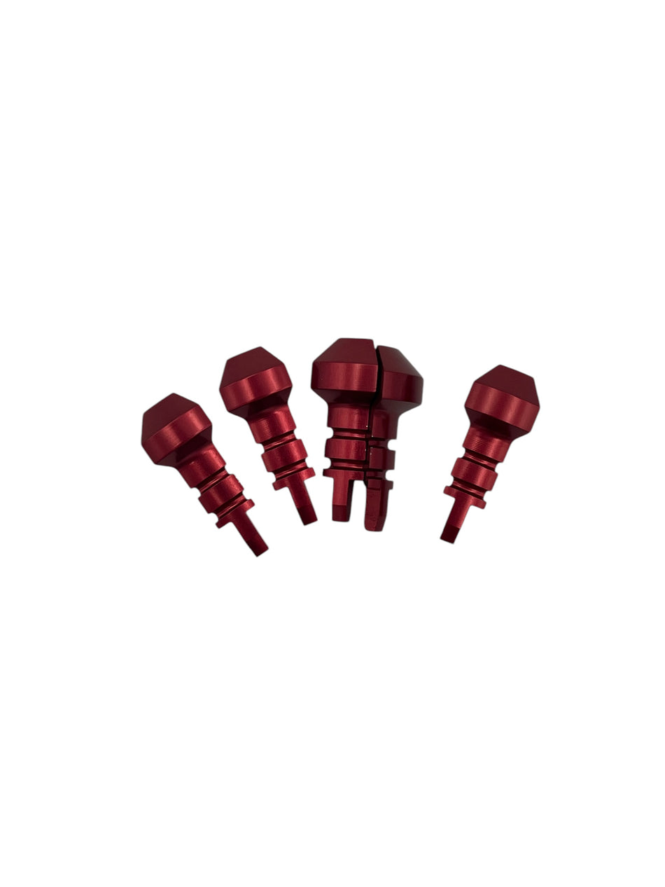 SSFQLOCAL | AILETTES AXE DE ROUE QLOC (15X100MM, 15X110MM) ALUMINIUM